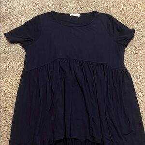 Navy Blue Women's Blouse